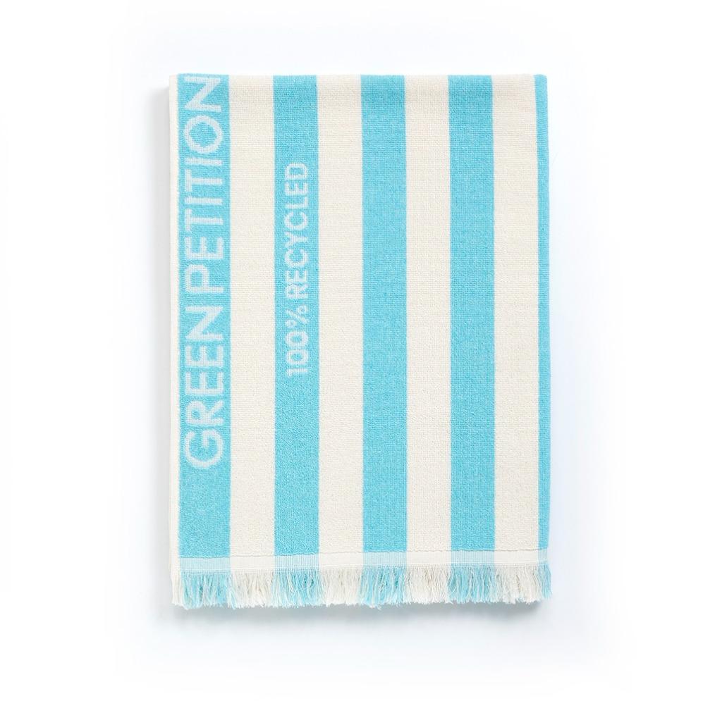 Serviette de plage Delmor Capri- fouta- Green Petition versi, Maison & Meubles, Envoi, Neuf, Bleu, Autres types