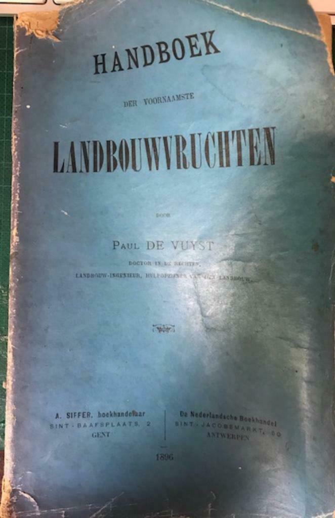 Handboek landbouwvruchten, Paul De Vuyst, Boeken, Ophalen