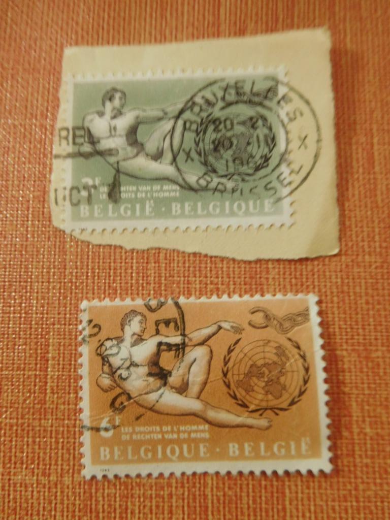 Postzegels Mensenrechten en concentratiekampen 1962, Postzegels en Munten, Postzegels | Europa | België, Ophalen of Verzenden