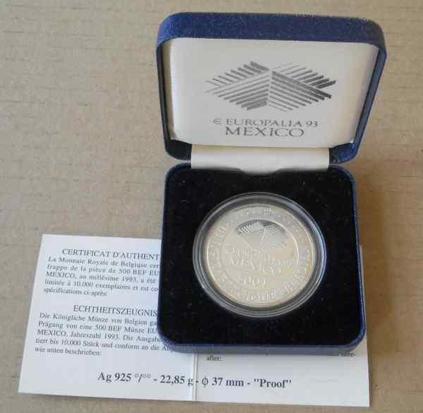 500 francs belge 1993 - Europalia Mexico, Enlèvement