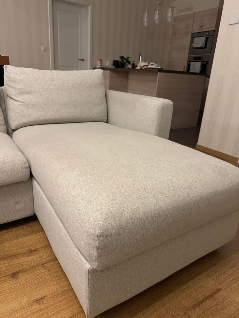 Vimle chaise longue element - altijd goed onderhouden, 150 cm ou plus, Moins de 150 cm, Gunnared beige, Comme neuf