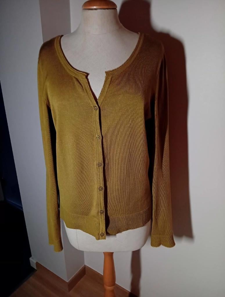 Mooie gilet L&L maat 40, Maat 38/40 (M), Lola & Liza, Geel, Ophalen of Verzenden