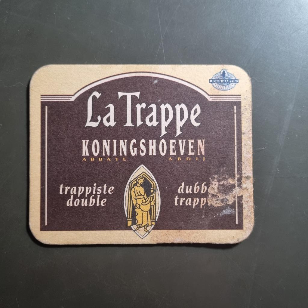 Sous Bock La Trappe (modèle 2), Collections, Marques de bière, Enlèvement ou Envoi, Utilisé, Sous-bock, La Trappe