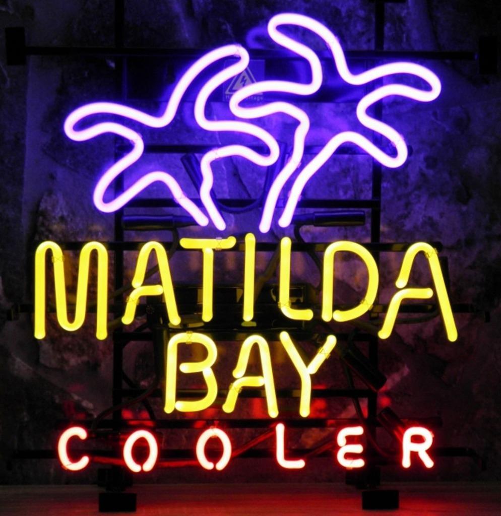 Matilday bay cooler retro decoratie neon USA mancave neons, Enlèvement ou Envoi, Neuf, Table lumineuse ou lampe (néon)