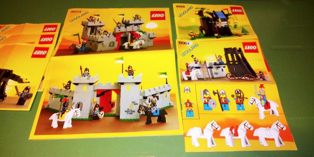 Legoland Castle in zeer goede staat 6073-6054-6030-6061, Ophalen of Verzenden, Zo goed als nieuw, Complete set, Lego