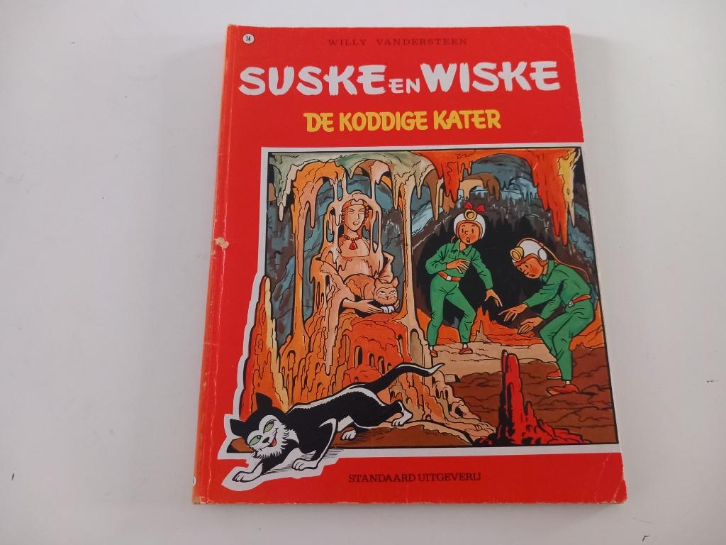 Strip Suske en Wiske 74 De Koddige Kater Willy Vandersteen, Verzamelen, Ophalen of Verzenden, Suske en Wiske