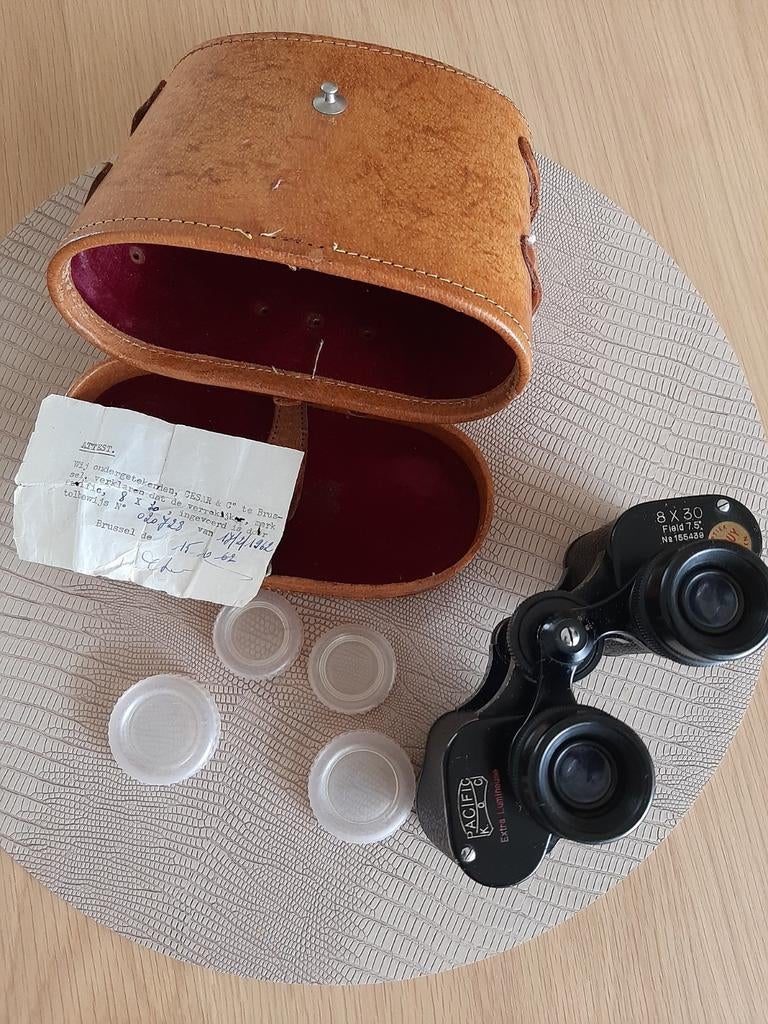 Vintage 1962 jumelles PACIFIC  8x30  très lumineuses, TV, Hi-fi & Vidéo, Matériel d'optique| Jumelles, Enlèvement ou Envoi, Comme neuf