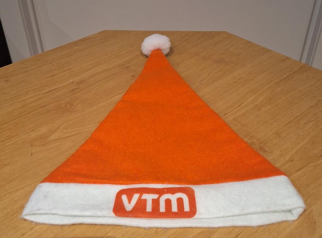 Kerstmuts VTM, Verzamelen, Ophalen of Verzenden, Zo goed als nieuw, Tv, Kleding