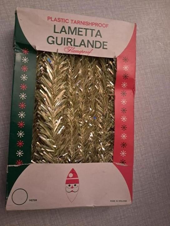 Vintage gouden slinger 4m., Ophalen of Verzenden, Zo goed als nieuw
