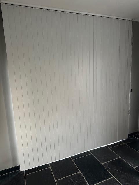 Lamellen Louverdrape, Huis en Inrichting, Stoffering | Gordijnen en Lamellen, Ophalen, Gebruikt, 200 cm of meer, Wit