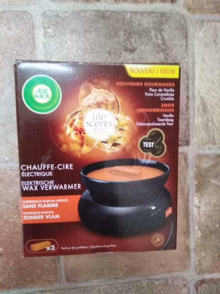 Elektrische wax verwarmer Airwick met lekkere geur van peer, Ophalen of Verzenden, Nieuw