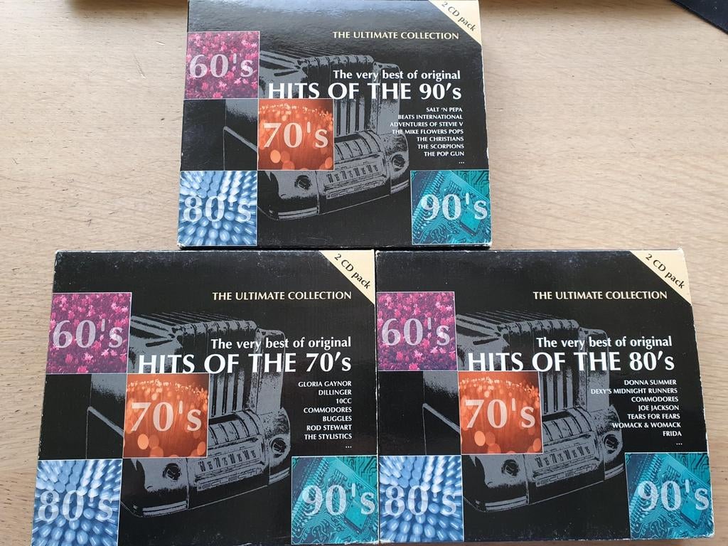Hits of the 70's + 80's + 90's - 6 CD's !, Ophalen of Verzenden, Zo goed als nieuw