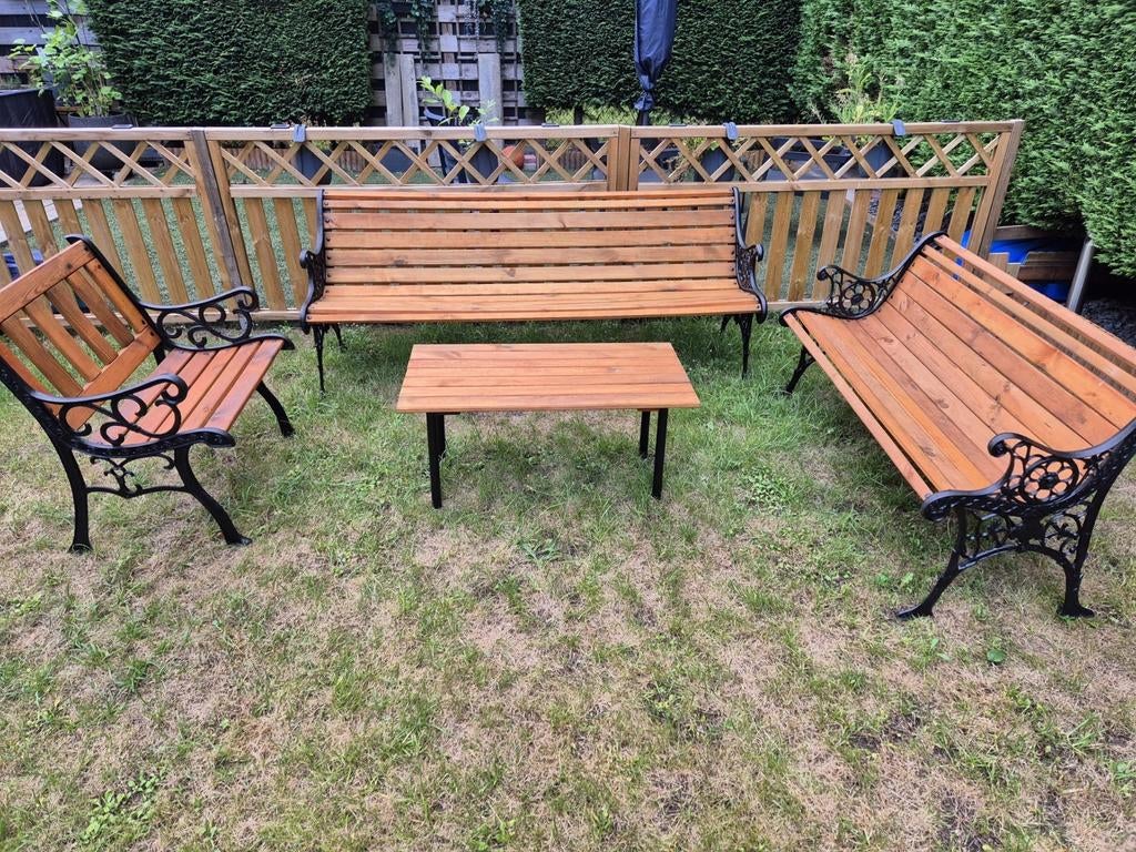 Tuinset, Tuin en Terras, Ophalen, Nieuw, Hout