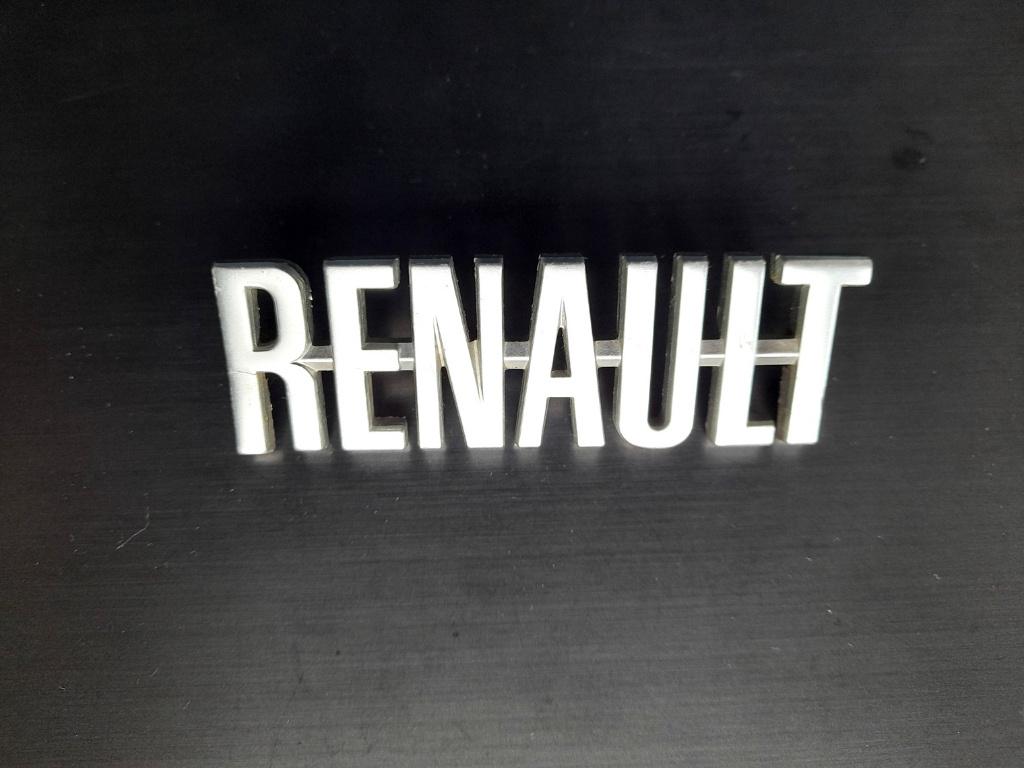 Oude Renault-embleemletters, circa jaren 60, Gebruikt, Achterklep, Verzenden, Achter
