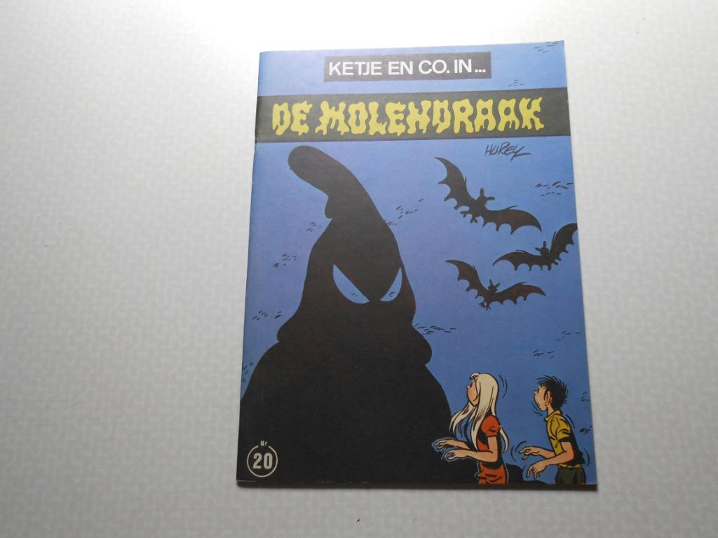 Ketje en co 20 De molendraak 1971. 1 ste druk., Boeken, Hurey, Eén stripboek, Nieuw, Ophalen of Verzenden