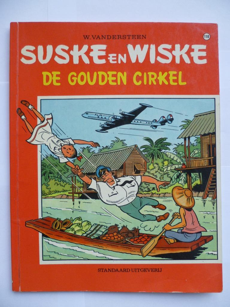 SUSKE EN WISKE 1E DRUK NR:118"DE GOUDEN CIRKEL"UIT 1971, Gelezen, Willy Vandersteen, Eén stripboek, Ophalen of Verzenden