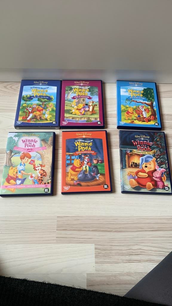 Verschillende dvd’s Winnie de Poeh, Cd's en Dvd's, Gebruikt, Tekenfilm, Alle leeftijden, Overige soorten