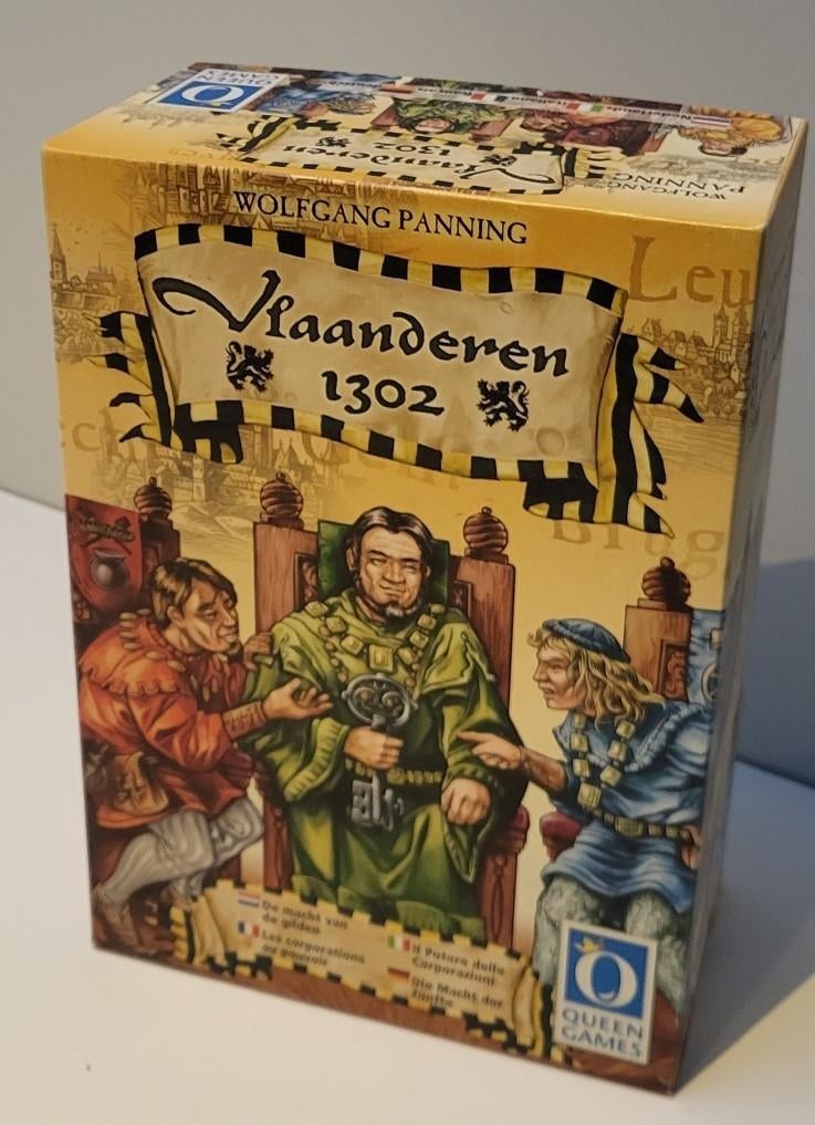 Bordspel: Vlaanderen 1302, Hobby en Vrije tijd, Gezelschapsspellen | Bordspellen, Gebruikt, Ophalen of Verzenden