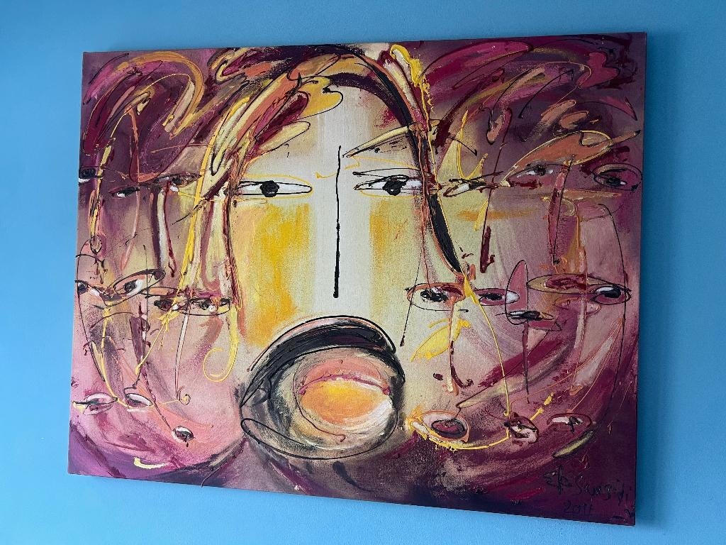 Mooi schilderij van Balinese kunstenaar, Ophalen