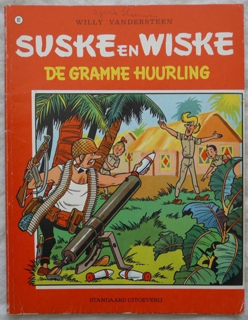 Strip Boek, Suske en Wiske, De Gramme Huurling, Nr.82, 1979., Boeken, Stripverhalen, Gelezen, Eén stripboek, Ophalen of Verzenden