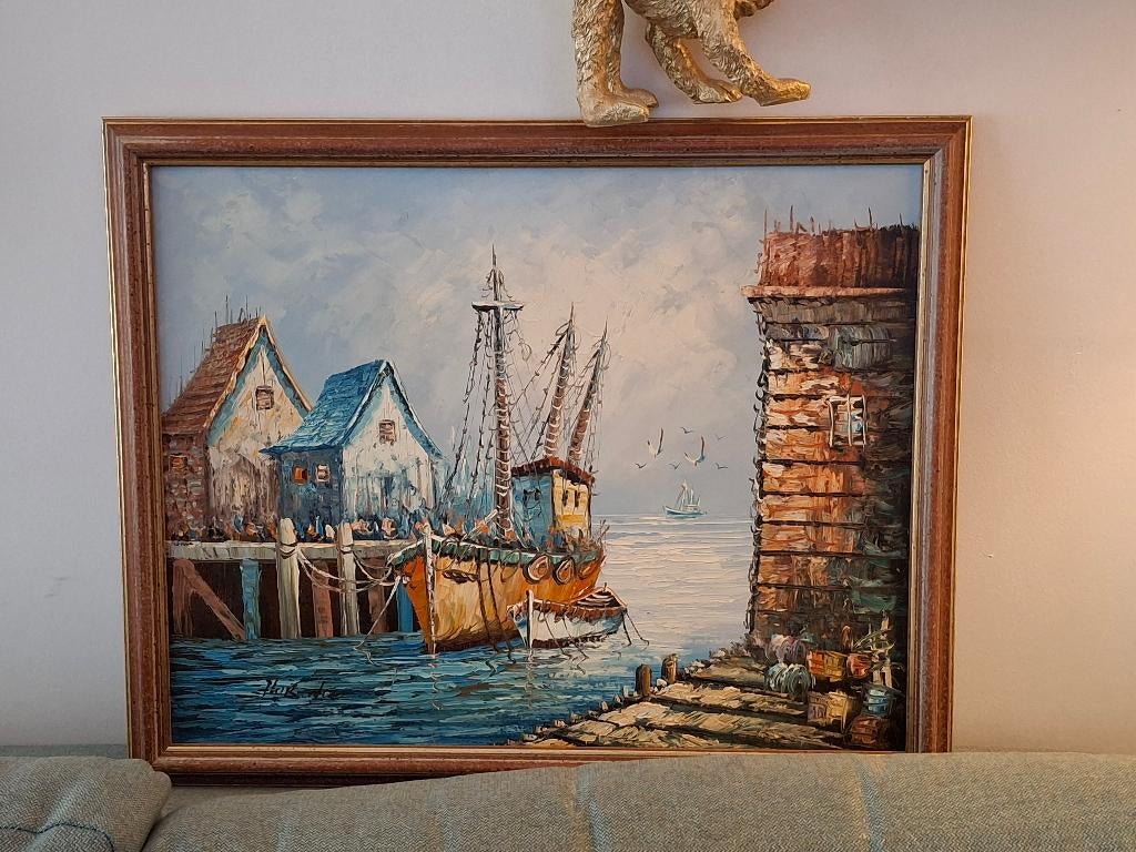 Florence Wilkins Furst origineel olieverf, Antiek en Kunst, Kunst | Schilderijen | Klassiek, Ophalen