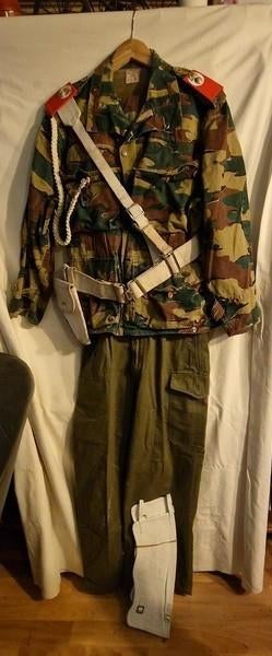 Belgisch Congo uniform Militaire Provoostschap, Verzamelen, Militaria | Algemeen, Rijkswacht, Kleding of Schoenen, Ophalen of Verzenden