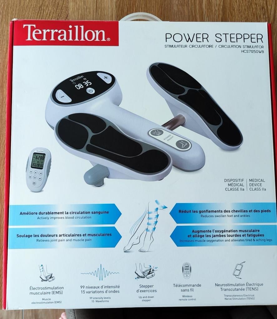 TERRAILLON Power Stepper Bloedsomloopstimulator, Ophalen of Verzenden, Zo goed als nieuw