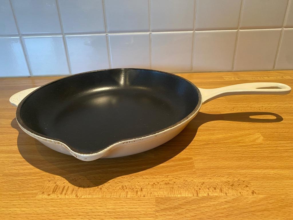 Skilletpan rond Tradition Le Creuset, Ophalen, Gebruikt, Gietijzer