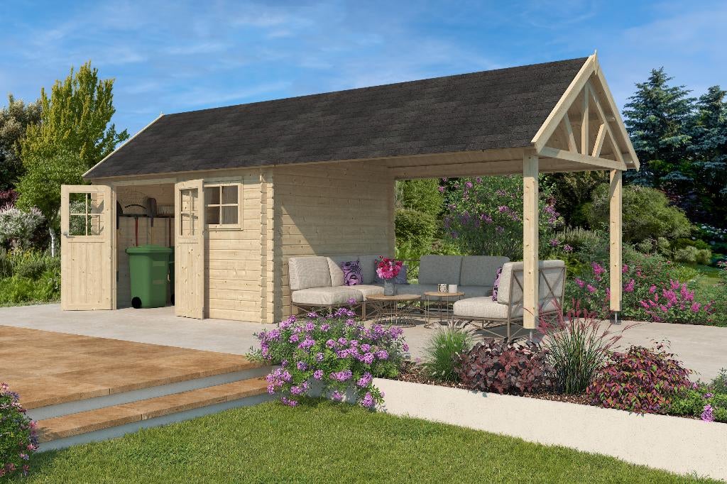 NOUVEAU chalet en rondins 3602EXT, Envoi, Neuf