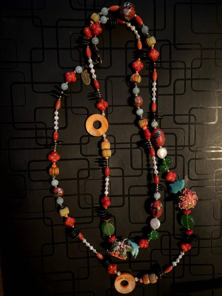 Collier Clair de femme, Bijoux, Sacs & Beauté, Enlèvement ou Envoi, Comme neuf, Autres couleurs