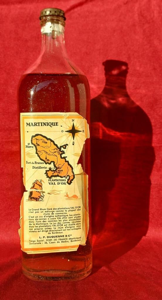 GRAND RHUM DORÉ DUQUESNE VAN PLANTAGES VAL D'OR 1936, Ophalen, Overige gebieden, Overige typen, Vol