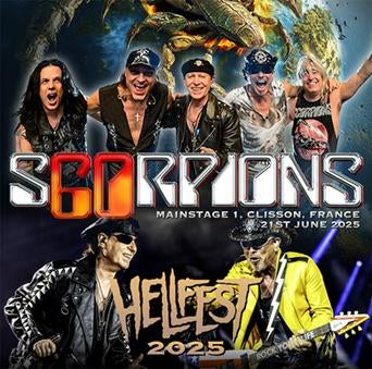 2 CD's - SCORPIONS - Live Hellfest 2025, Cd's en Dvd's, Verzenden, Nieuw in verpakking