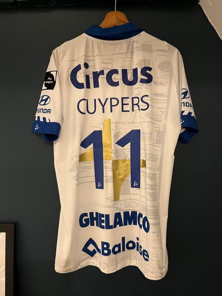 Match worn shirt KAA Gent Hugo Cuypers, Ophalen of Verzenden, Gebruikt, Shirt