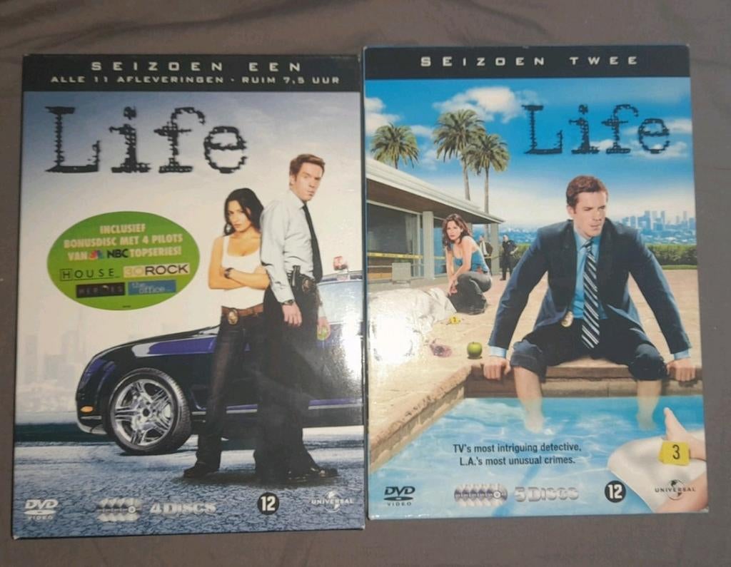 Life, tv-serie met Damian Lewis, hele reeks op dvd, Cd's en Dvd's, Dvd's | Tv en Series, Ophalen of Verzenden, Zo goed als nieuw