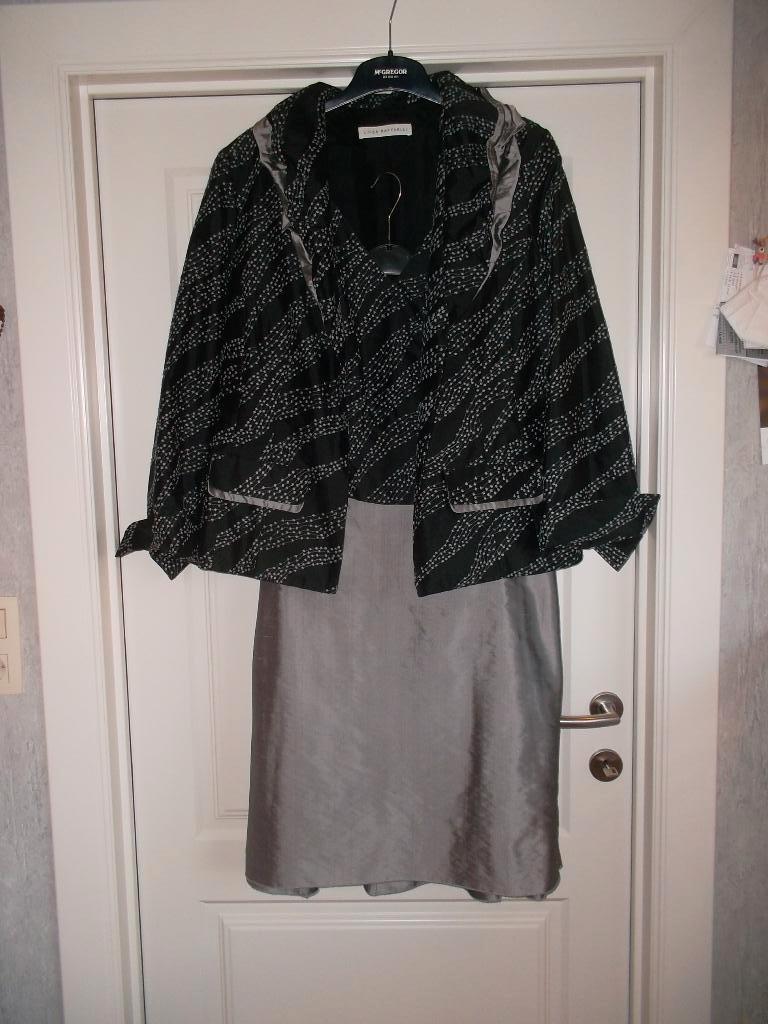 trouwpak,, maat 48,,, Vêtements | Femmes, Vêtements de mariage & Accessoires de mariage, Gris, Enlèvement ou Envoi, Lola & Liza