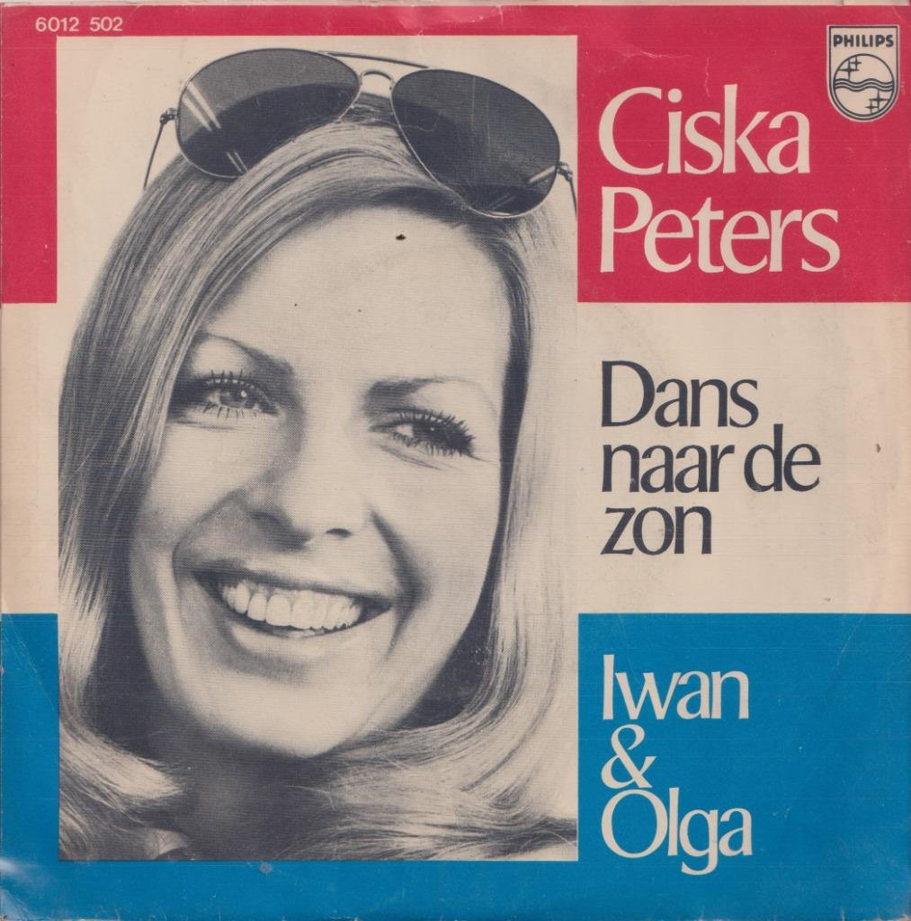 Ciska Peters – Dans naar de zon / Iwan & Olga - Single, Cd's en Dvd's, Gebruikt, 7 inch, Single, Ophalen of Verzenden