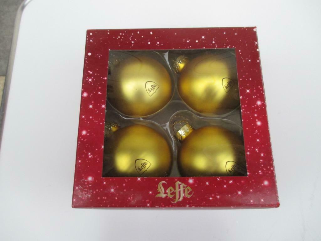 4 kerstballen reclame uitgave 2010 christmas Leffe bier, Verzamelen, Ophalen of Verzenden, Leffe