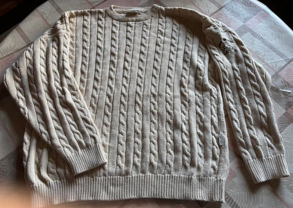 Pull en coton Kipling XL, Enlèvement ou Envoi, Porté, Taille 56/58 (XL), Beige