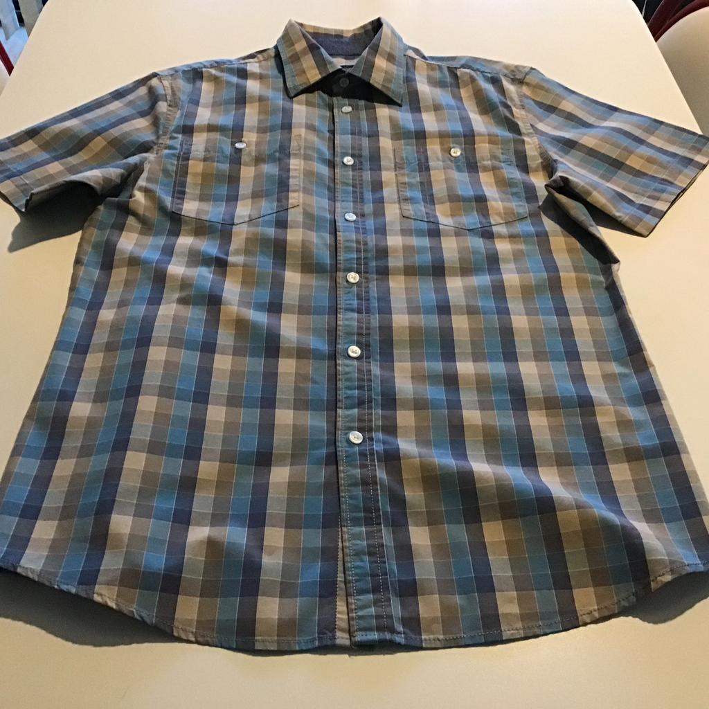 Geruit hemdje,maat Medium: 39/40, Kleding | Heren, Ophalen of Verzenden, Gedragen