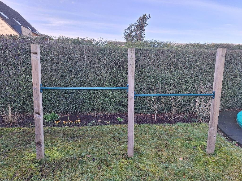 Draaistokken (duikelstangen) kind tuin prima staat 2 stuks, Ophalen, Zo goed als nieuw, Overige typen