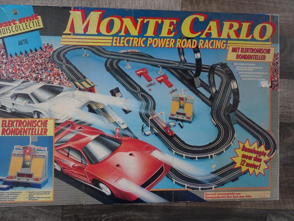 racebaan Artin Monte Carlo, Kinderen en Baby's, Speelgoed | Racebanen, Met looping, Elektrisch, Ophalen, Overige merken