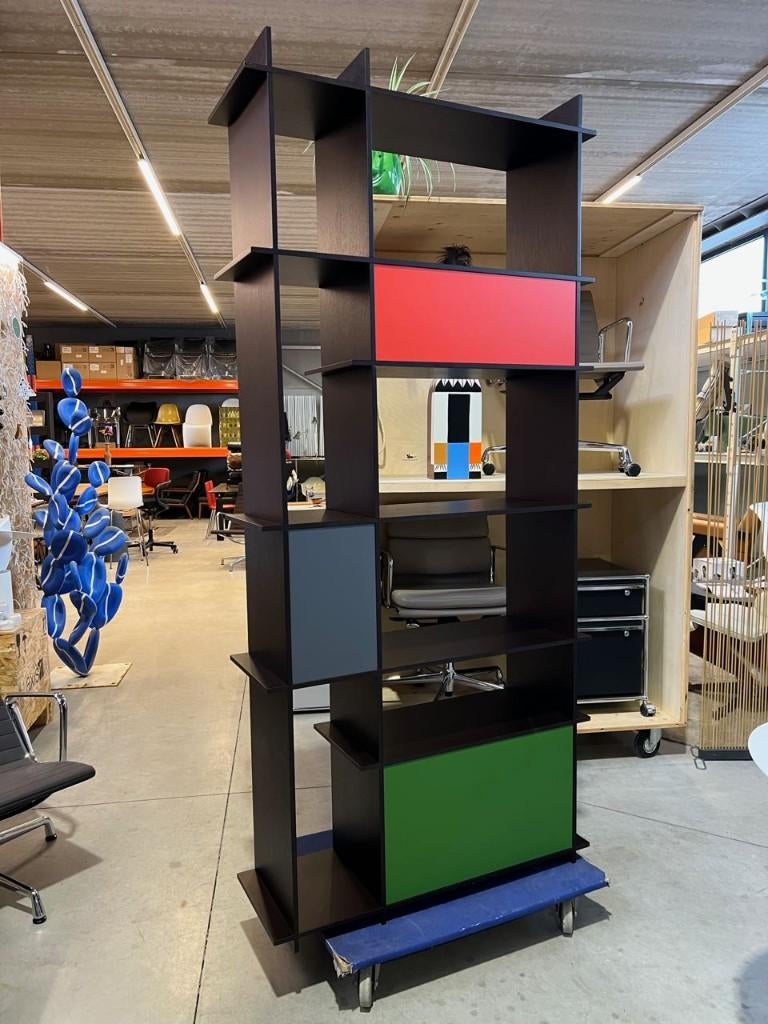Armoire murale Zanotta Level 733/1, Maison & Meubles, Envoi, Comme neuf, Autres essences de bois, Design