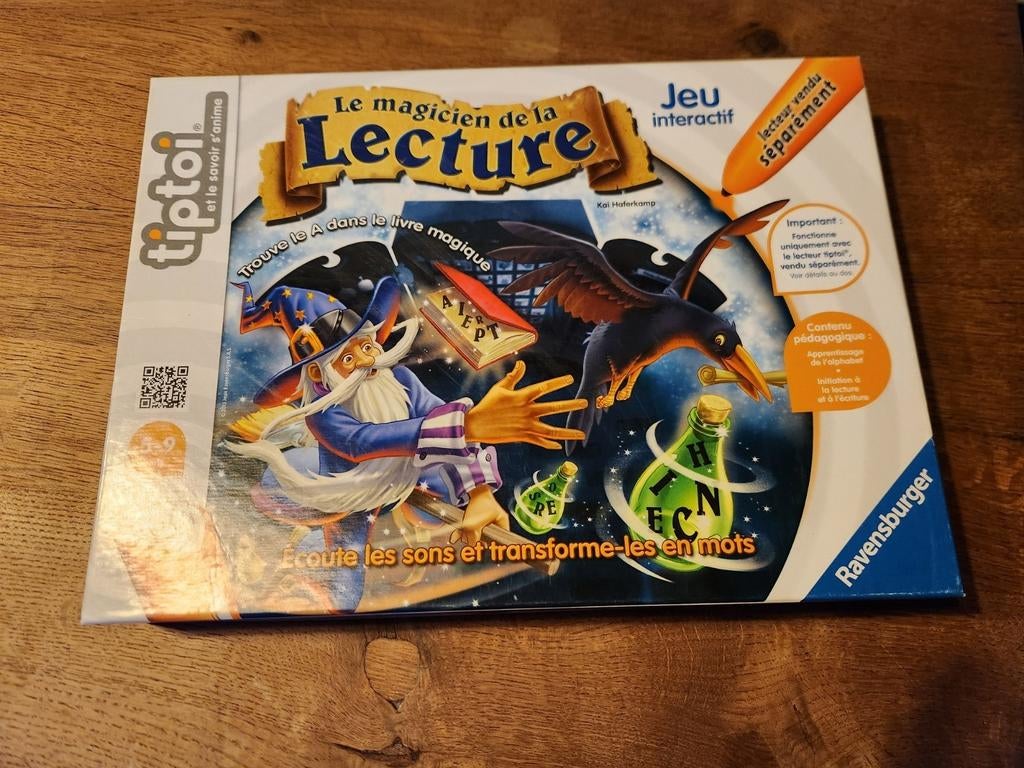 Jeu tiptoi "Le magicien de la lecture ", Enlèvement ou Envoi, Comme neuf
