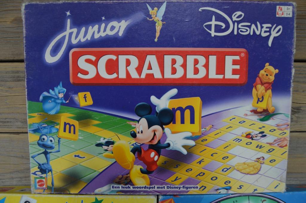 gezelschapsspelletjes junior Scrabble, Ophalen of Verzenden, Gebruikt, Parker