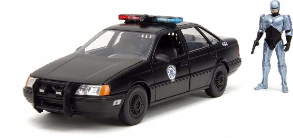 RoboCop - 1986 Ford Taurus with Robocop Figure 1:24, Hobby & Loisirs créatifs, Neuf, Customerservice@jadatoys.com, Enlèvement ou Envoi