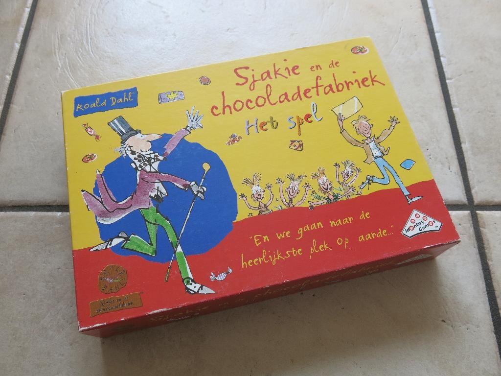 Het spel Sjakie en de chocoladefabriek, Roald Dahl, 6+, 1 ou 2 joueurs, Enlèvement ou Envoi