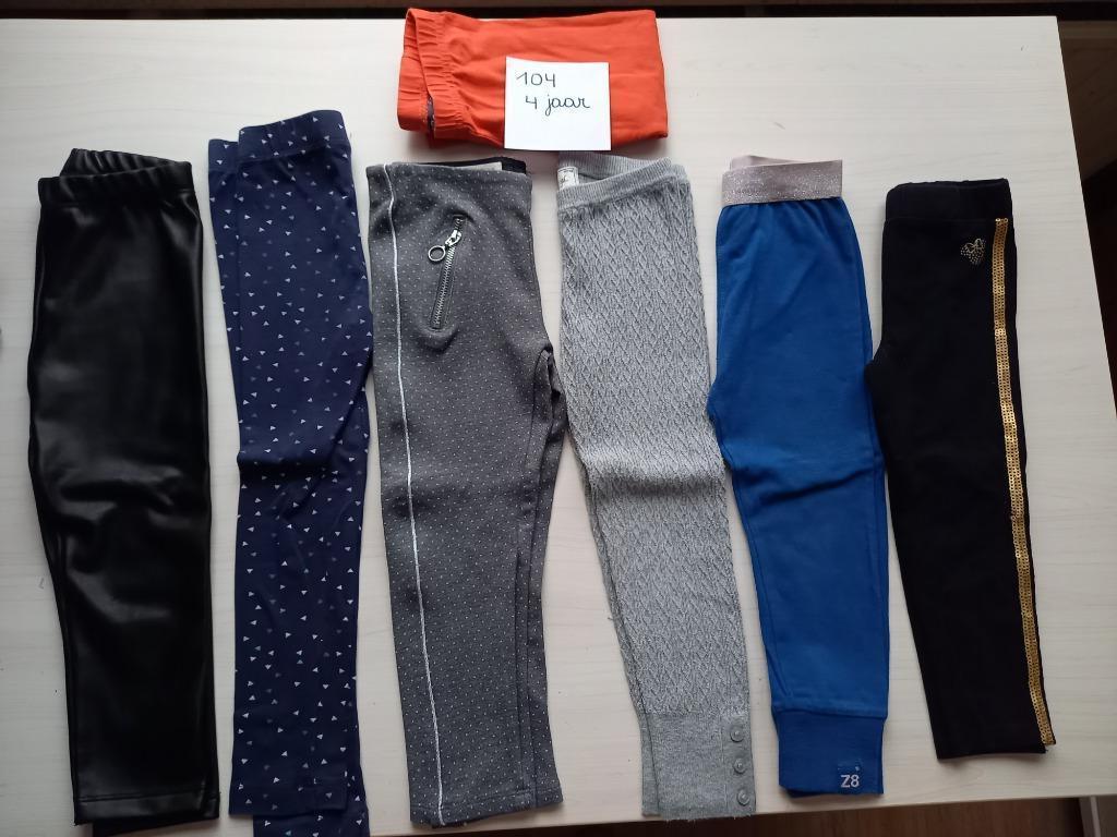 Groot pakket broeken/leggings maat 104/ 4 jaar meisje, Broek, Mayoral, Meisje, Ophalen of Verzenden