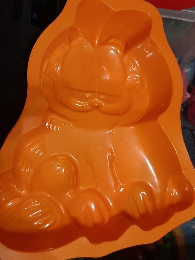 Siliconen bakvorm Garfield, Ophalen of Verzenden, Zo goed als nieuw, Bakvorm