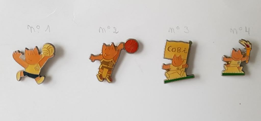 Pin mascotte COBI Olympische spelen (vintage), Ophalen of Verzenden, Nieuw, Sport, Speldje of Pin
