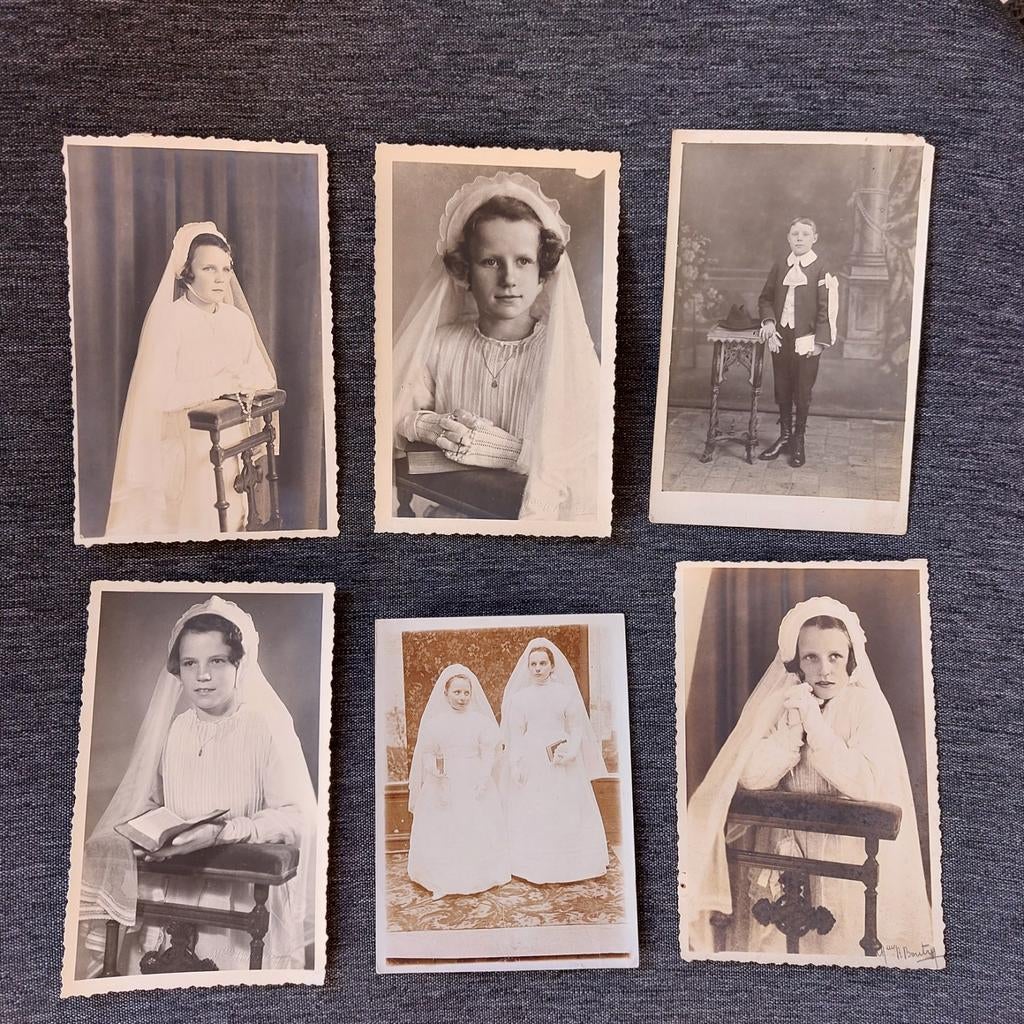 Oude foto's Plechtige Communie, Ophalen of Verzenden, Zo goed als nieuw, Foto